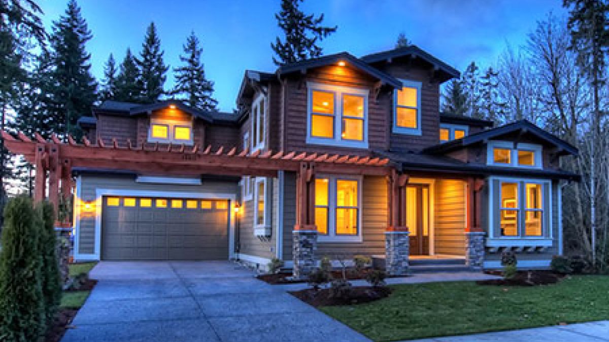 craftsman-style home