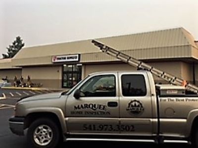 Marquee on a commercial inspection